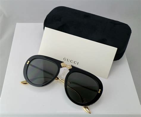 gucci light steel aviator sunglasses|gucci foldable aviator sunglasses.